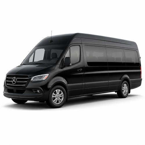 Mercedes-Benz Sprinter luxury chauffeur vehicle in Dallas Fort Worth